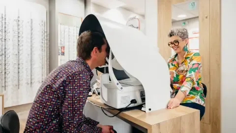 examen de la vue